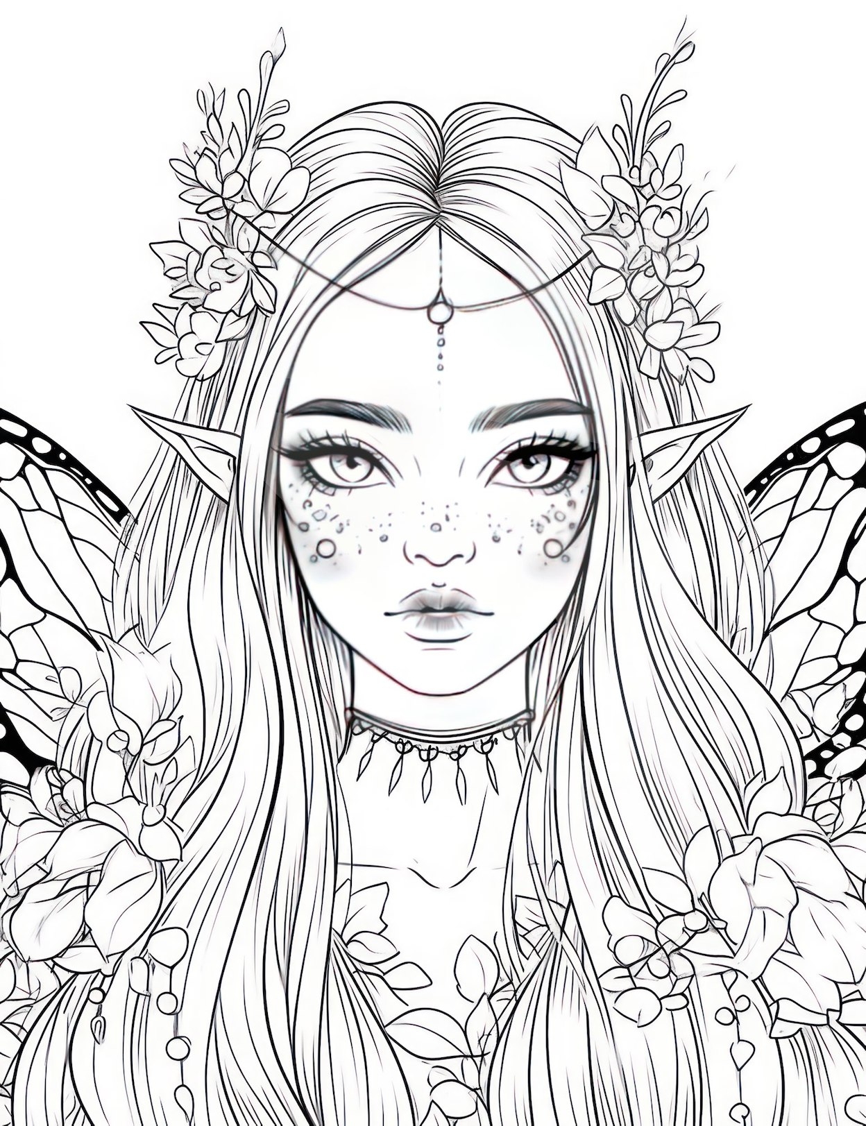 Free Printable Coloring Pages Of Fairies For Adults Free Printable Coloring Pages Of Fairies For Adults
