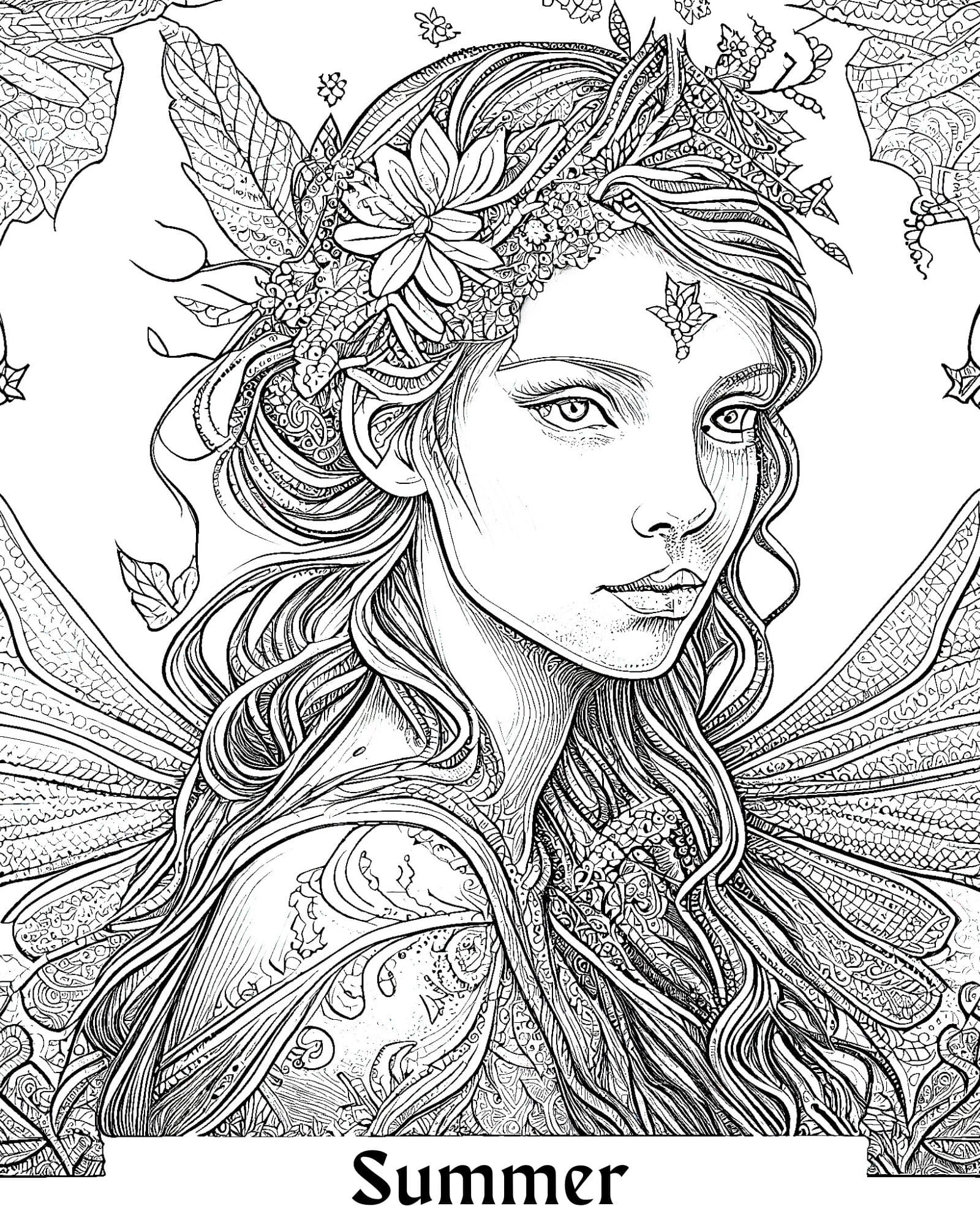 Free Printable Fantasy Coloring Pages For Adults Free Printable Fantasy Coloring Pages For Adults
