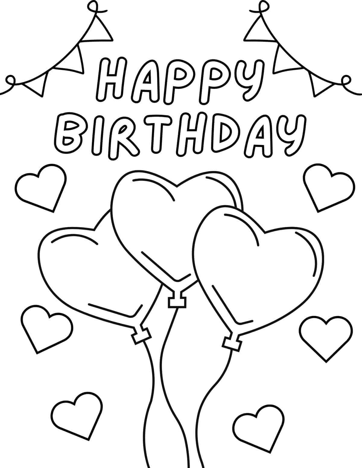 55 Happy Birthday Coloring Pages For Adults Printables 26 Happy 55 Happy Birthday Coloring Pages For Adults Printables 26 Happy