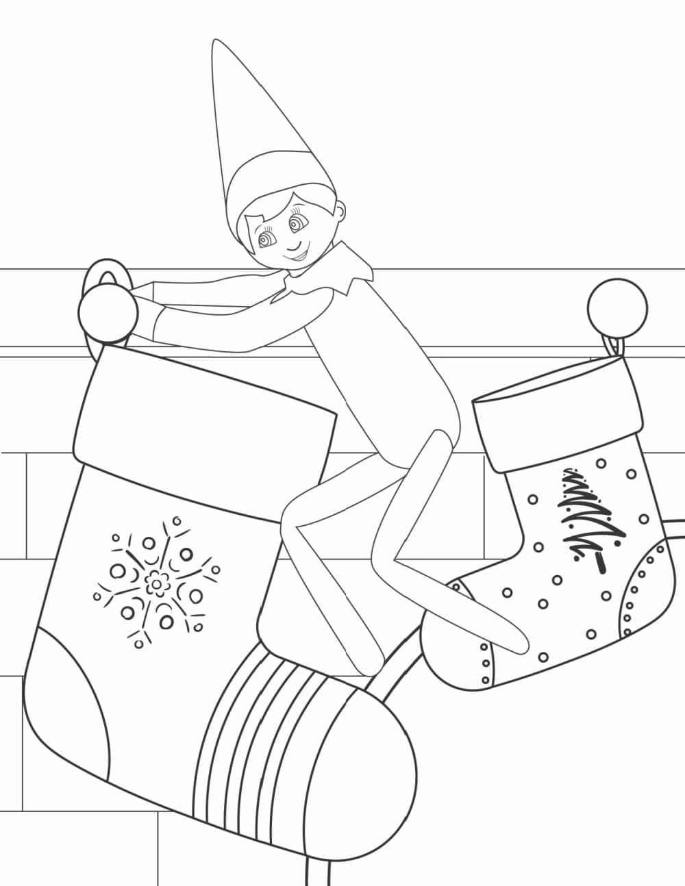 6 Printable Elf On The Shelf Coloring Pages Artofit 6 Printable Elf On The Shelf Coloring Pages Artofit