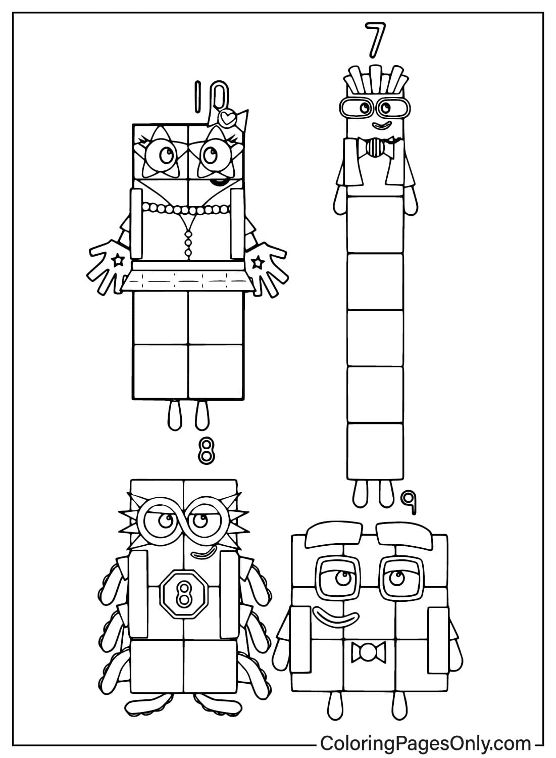 65 Free Printable Numberblocks Coloring Pages Themeloader 65 Free Printable Numberblocks Coloring Pages Themeloader