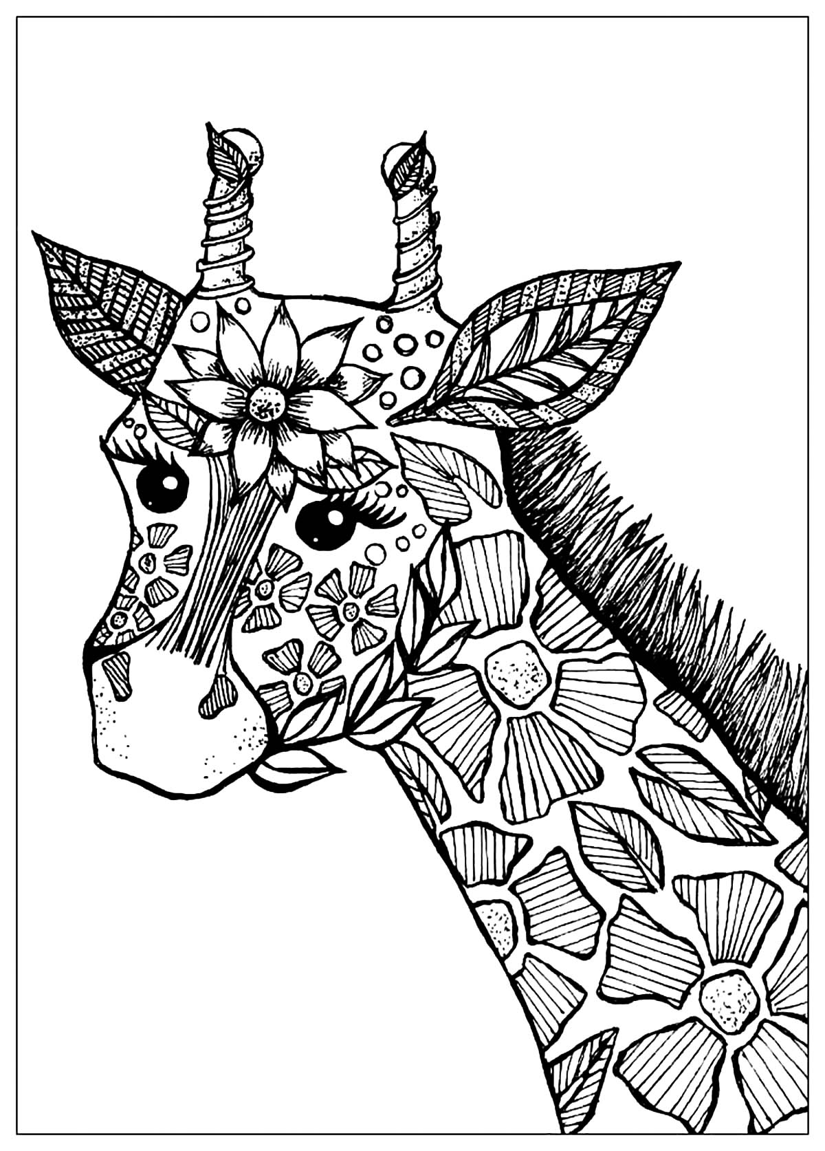 67 Printable Giraffe Coloring Pages Just Kids 67 Printable Giraffe Coloring Pages Just Kids