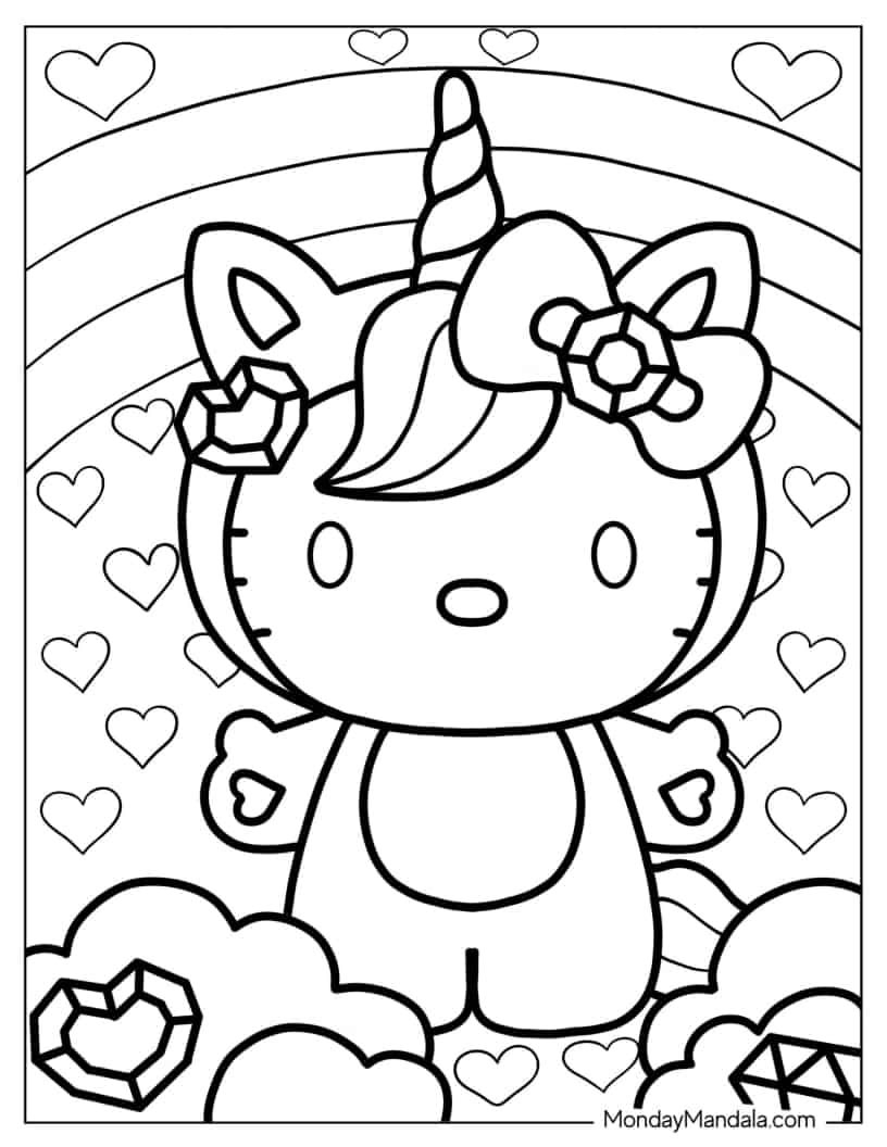 68 Hello Kitty Coloring Pages Free PDF Printables Hello Kitty 68 Hello Kitty Coloring Pages Free PDF Printables Hello Kitty
