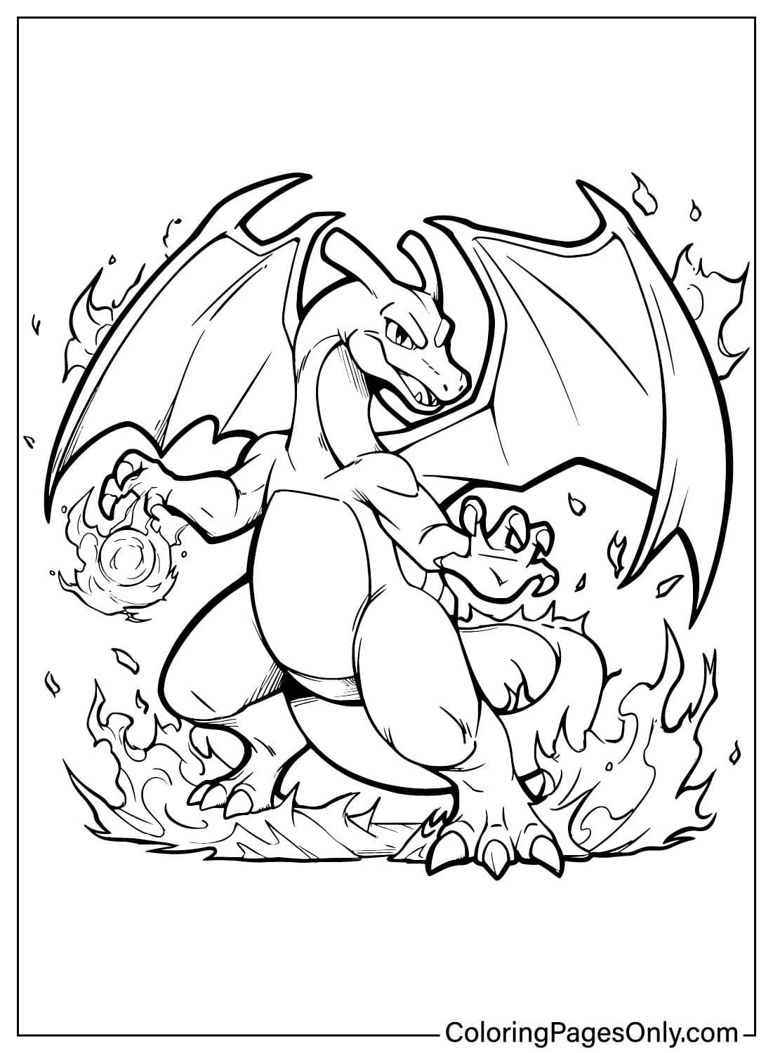 Printable Charizard Coloring Pages Printable Charizard Coloring Pages