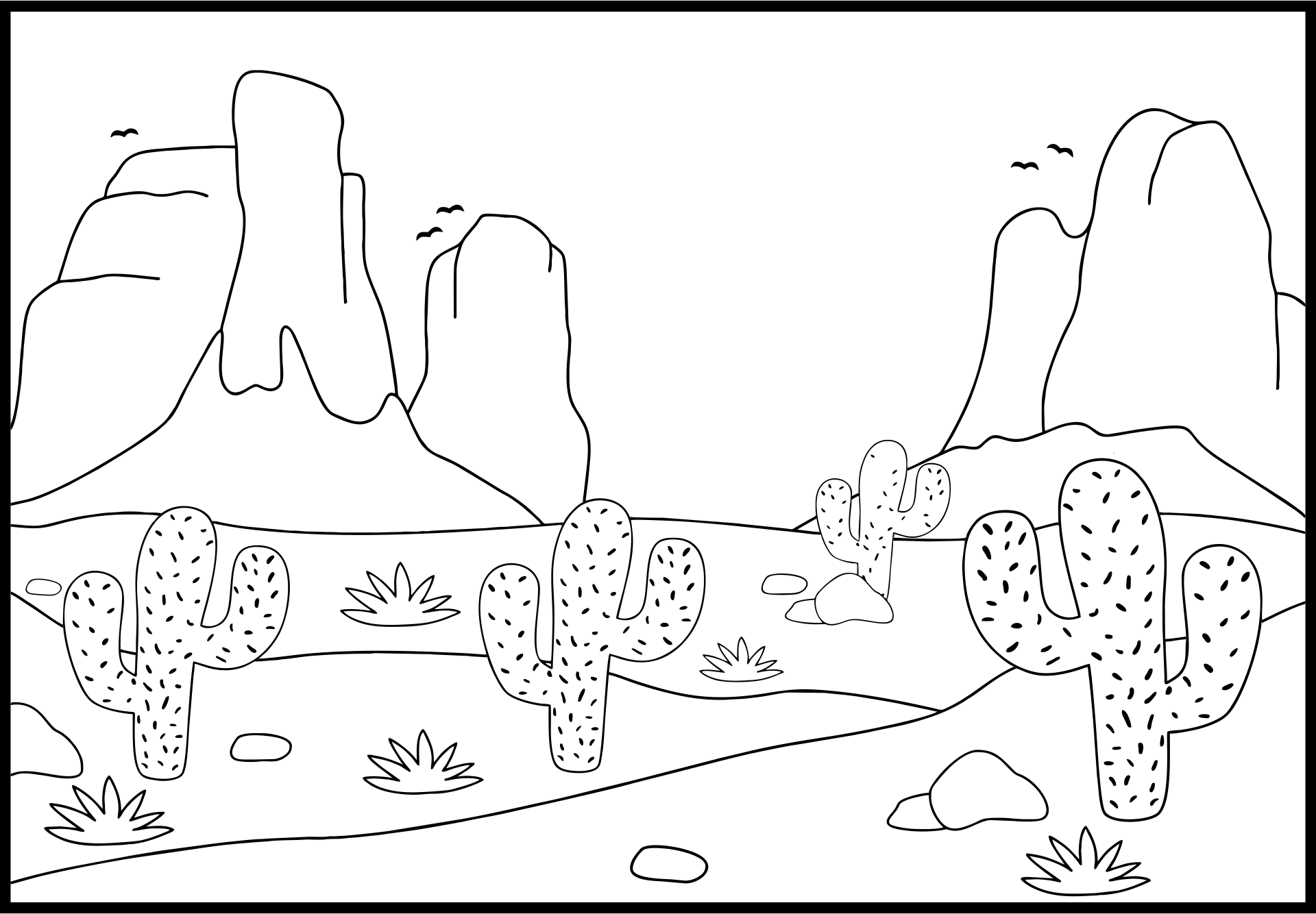 8 Best Images Of Desert Coloring Pages Printable Desert Animals 8 Best Images Of Desert Coloring Pages Printable Desert Animals