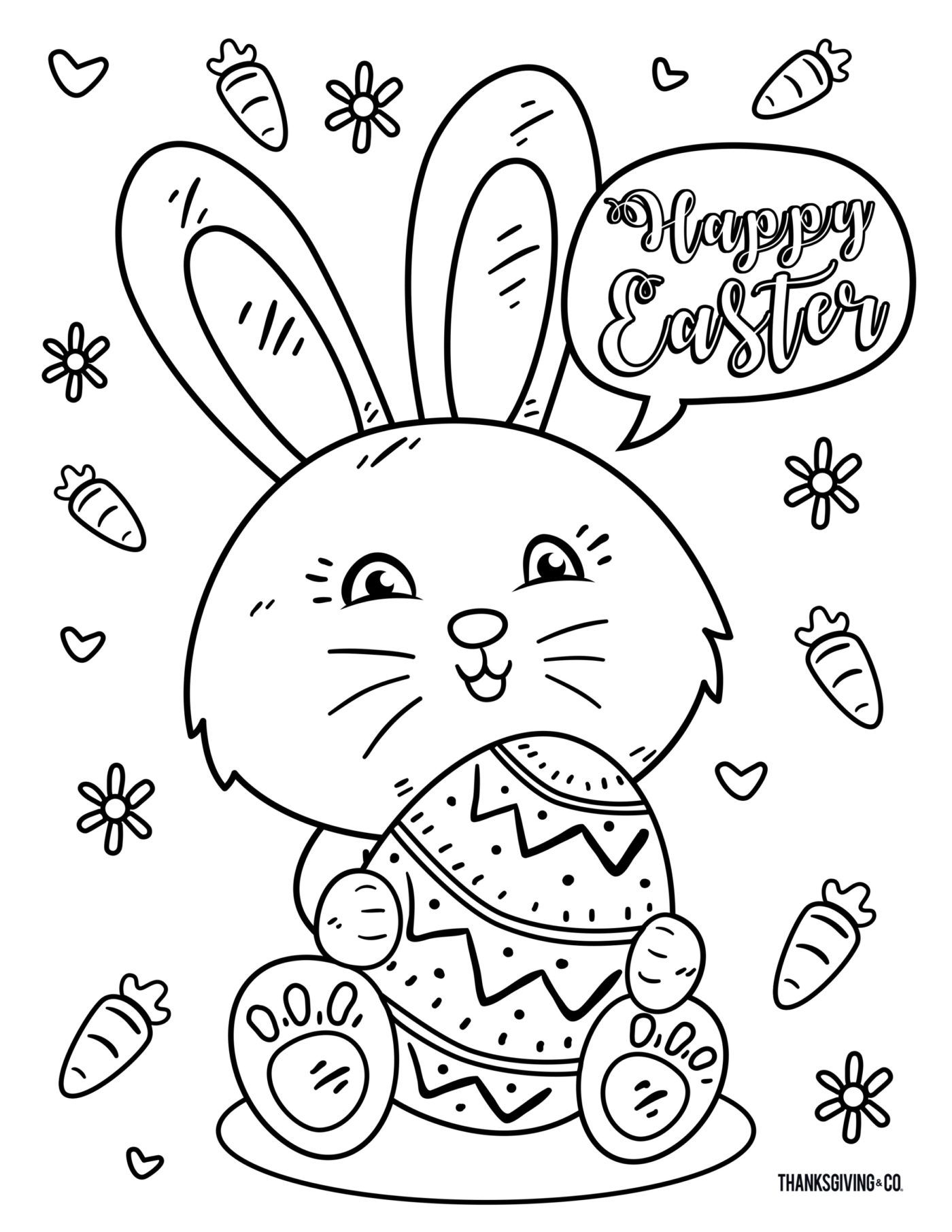 8 Free Printable Easter Coloring Pages Your Kids Will Love From 8 Free Printable Easter Coloring Pages Your Kids Will Love From