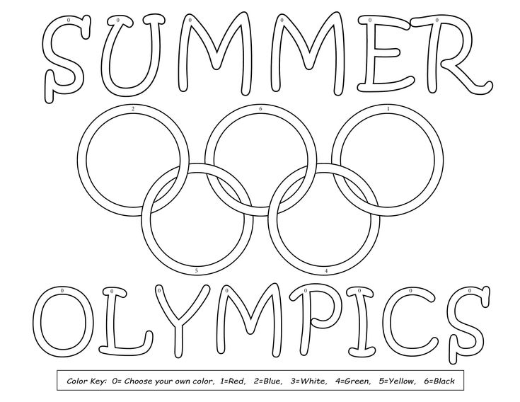 Free Printable Olympic Coloring Pages Free Printable Olympic Coloring Pages