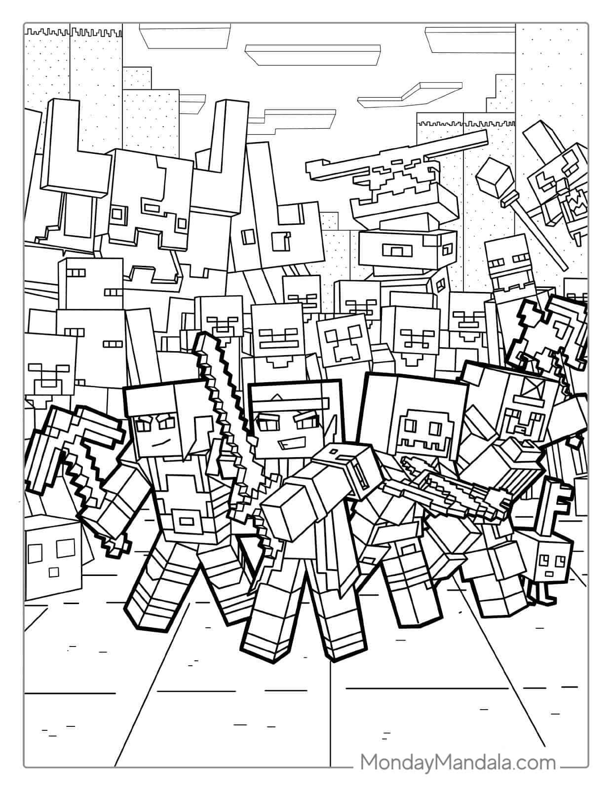 80 Minecraft Coloring Pages Free Pdf Printables Artofit 80 Minecraft Coloring Pages Free Pdf Printables Artofit