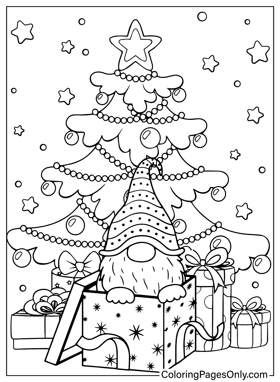 86 Gnome Coloring Pages ColoringPagesOnly Merry Christmas 86 Gnome Coloring Pages ColoringPagesOnly Merry Christmas