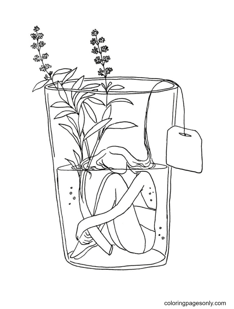 Printable Aesthetic Coloring Pages Printable Aesthetic Coloring Pages