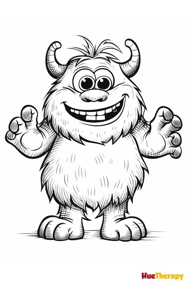 9 Free Printable Monster Coloring Pages For Kids Scary Coloring Pages 9 Free Printable Monster Coloring Pages For Kids Scary Coloring Pages