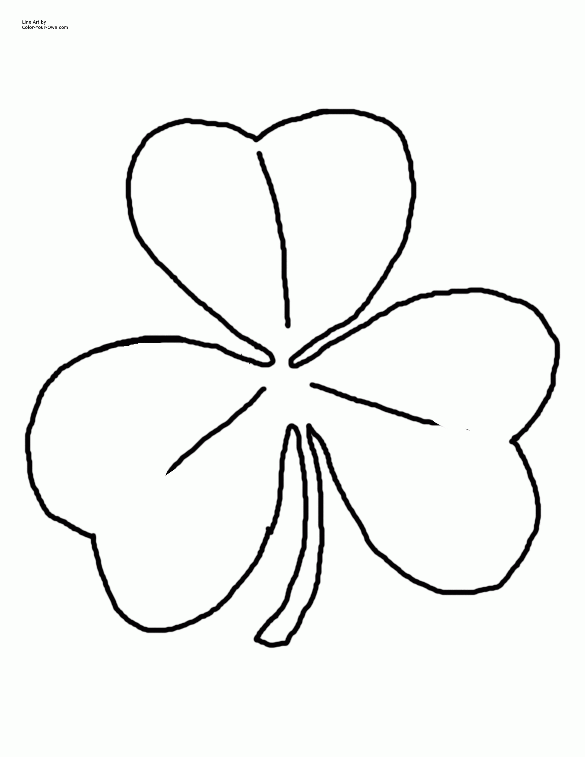 9 Pics Of Shamrock Pattern Coloring Page Free Printable Shamrock 9 Pics Of Shamrock Pattern Coloring Page Free Printable Shamrock