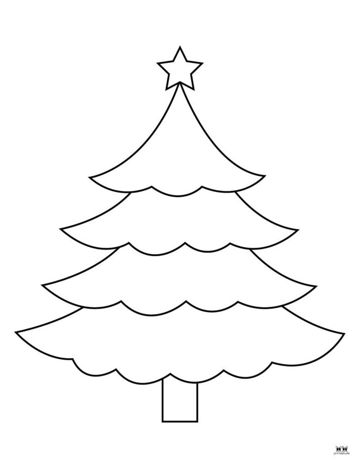 A Christmas Tree With A Star On Top A Christmas Tree With A Star On Top