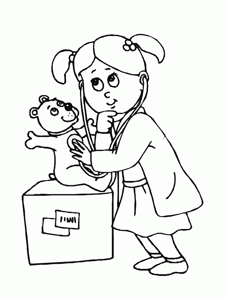 A Doctor Coloring Page Coloring Home A Doctor Coloring Page Coloring Home