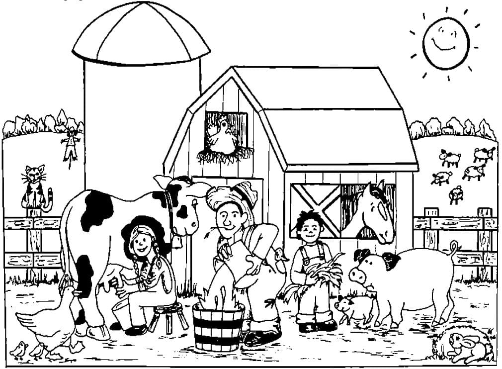 A Happy Farmer Coloring Page Free Printable Coloring Pages For Kids A Happy Farmer Coloring Page Free Printable Coloring Pages For Kids