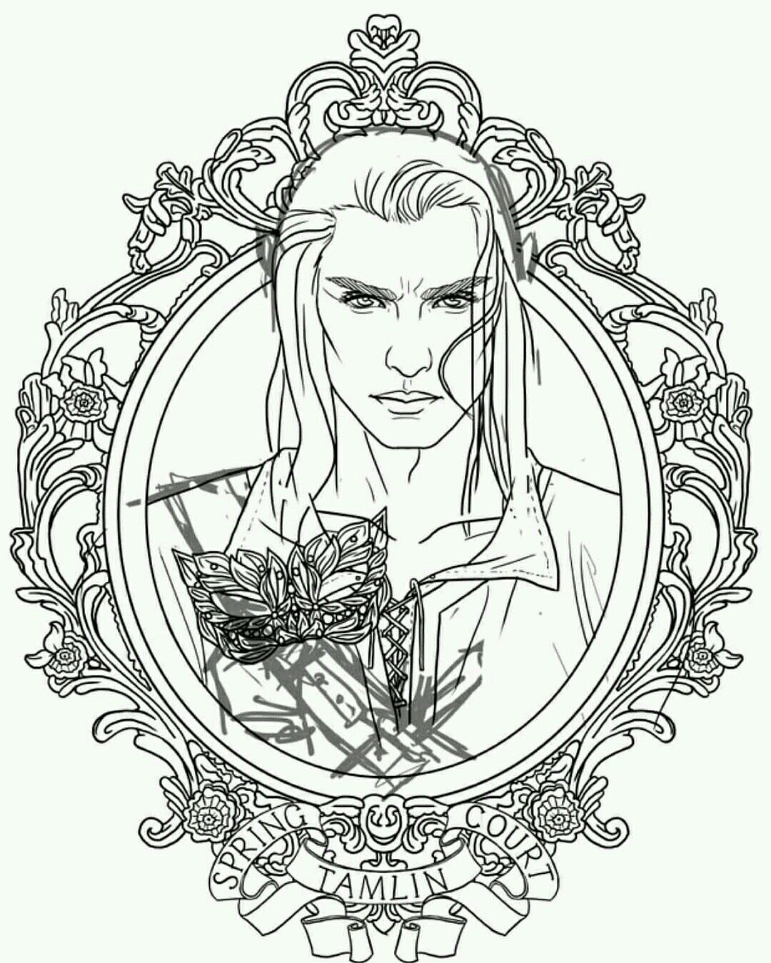 Acotar Coloring Pages Printable Acotar Coloring Pages Printable