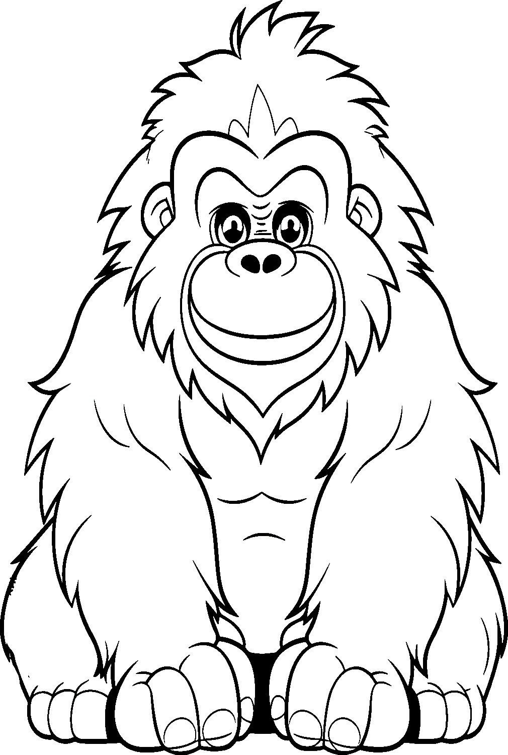 Adorable Gorilla Coloring Page Free Printable Coloring Pages Adorable Gorilla Coloring Page Free Printable Coloring Pages