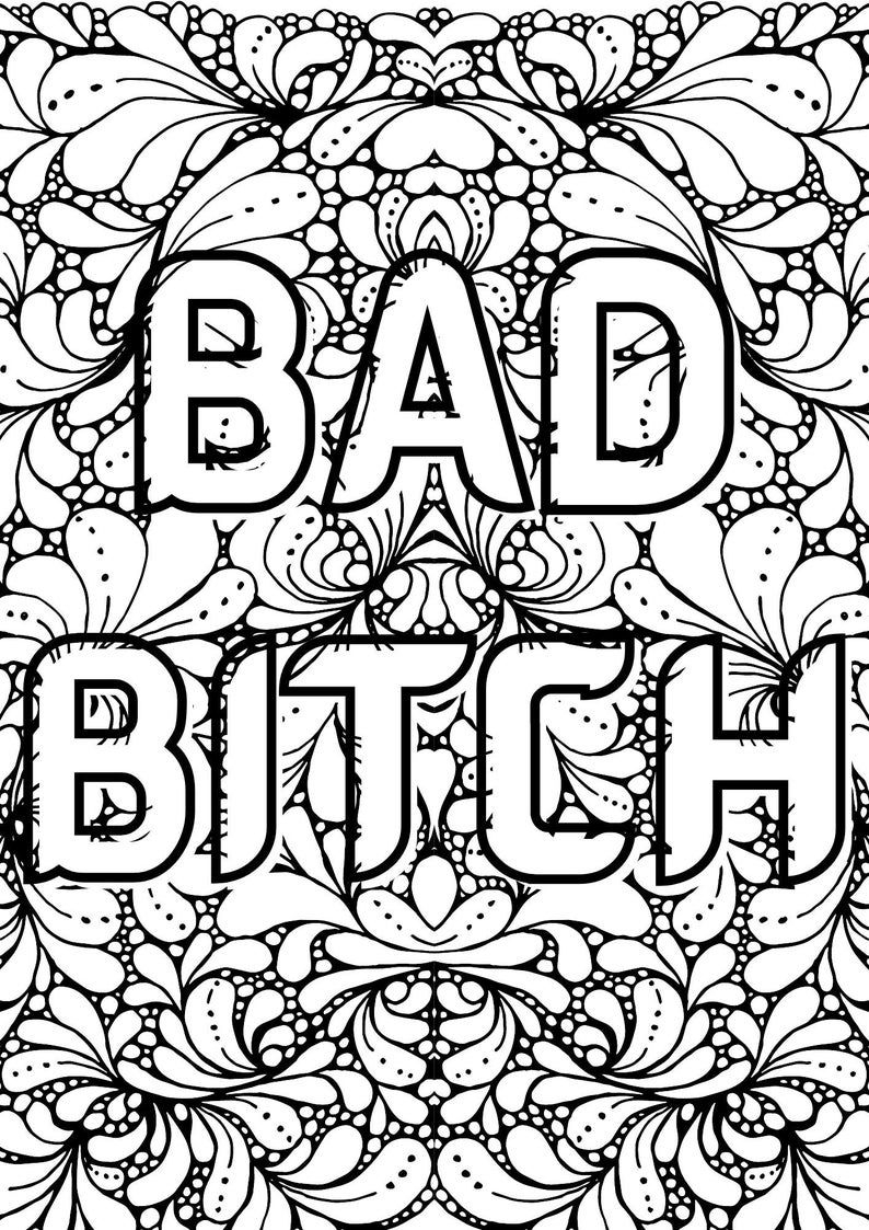 Adult Coloring Pages Curse Words Adult Coloring Pages Curse Words