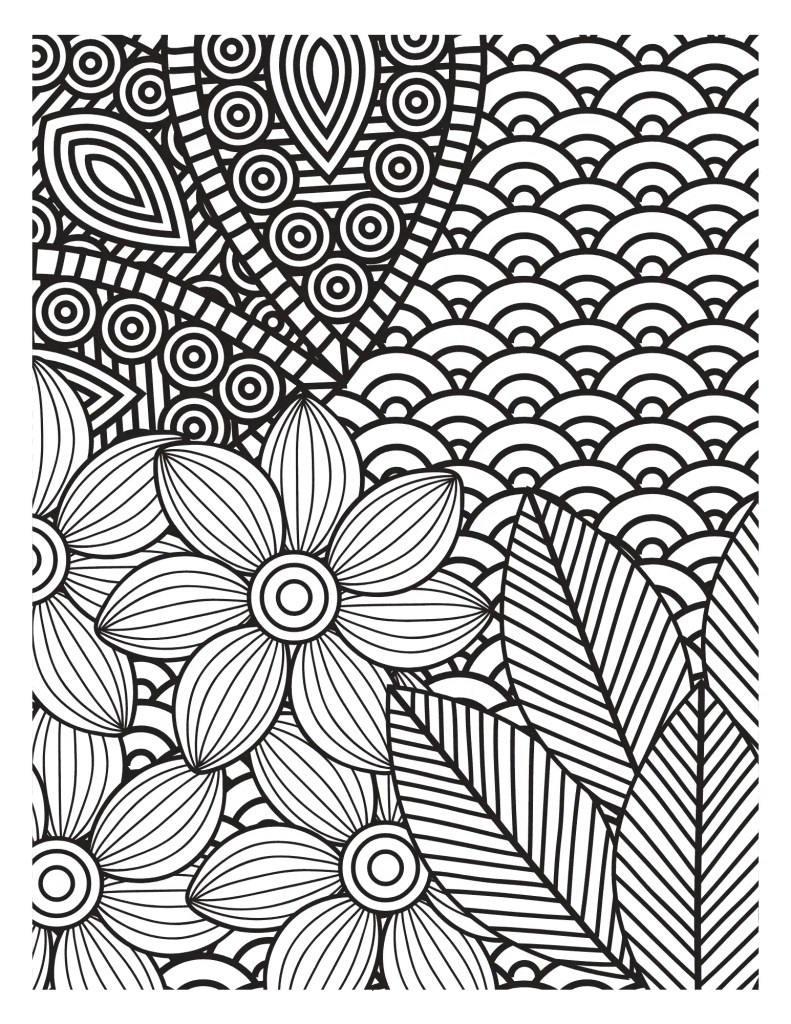 Adult Stress Relief Coloring Pages Pdf To Print Coloringfolder Adult Stress Relief Coloring Pages Pdf To Print Coloringfolder