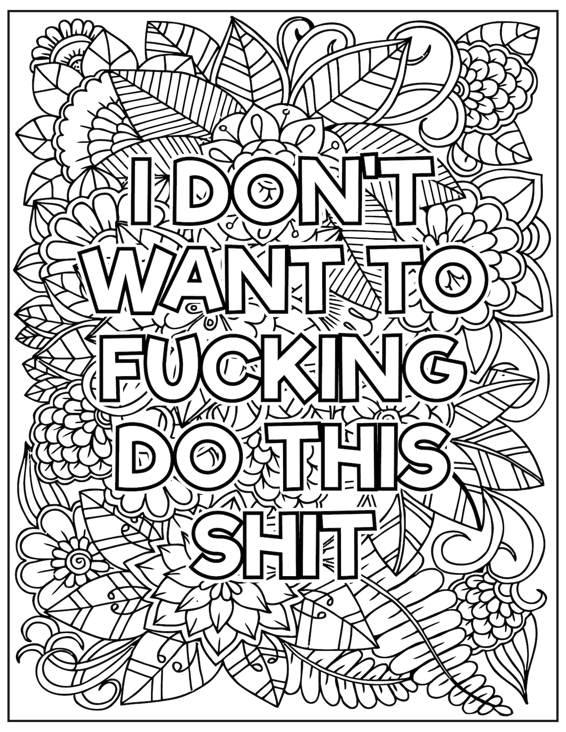 Curse Word Coloring Pages Free Printable Curse Word Coloring Pages Free Printable