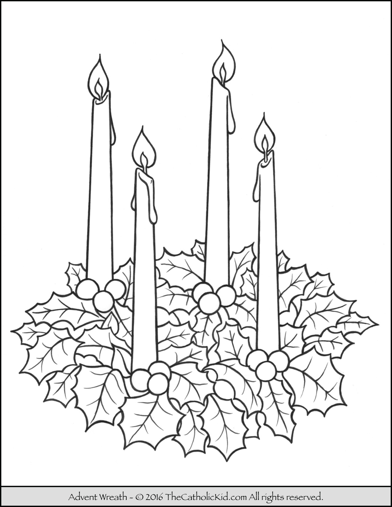 Advent Wreath Coloring Pages Printable At GetColorings Free Advent Wreath Coloring Pages Printable At GetColorings Free
