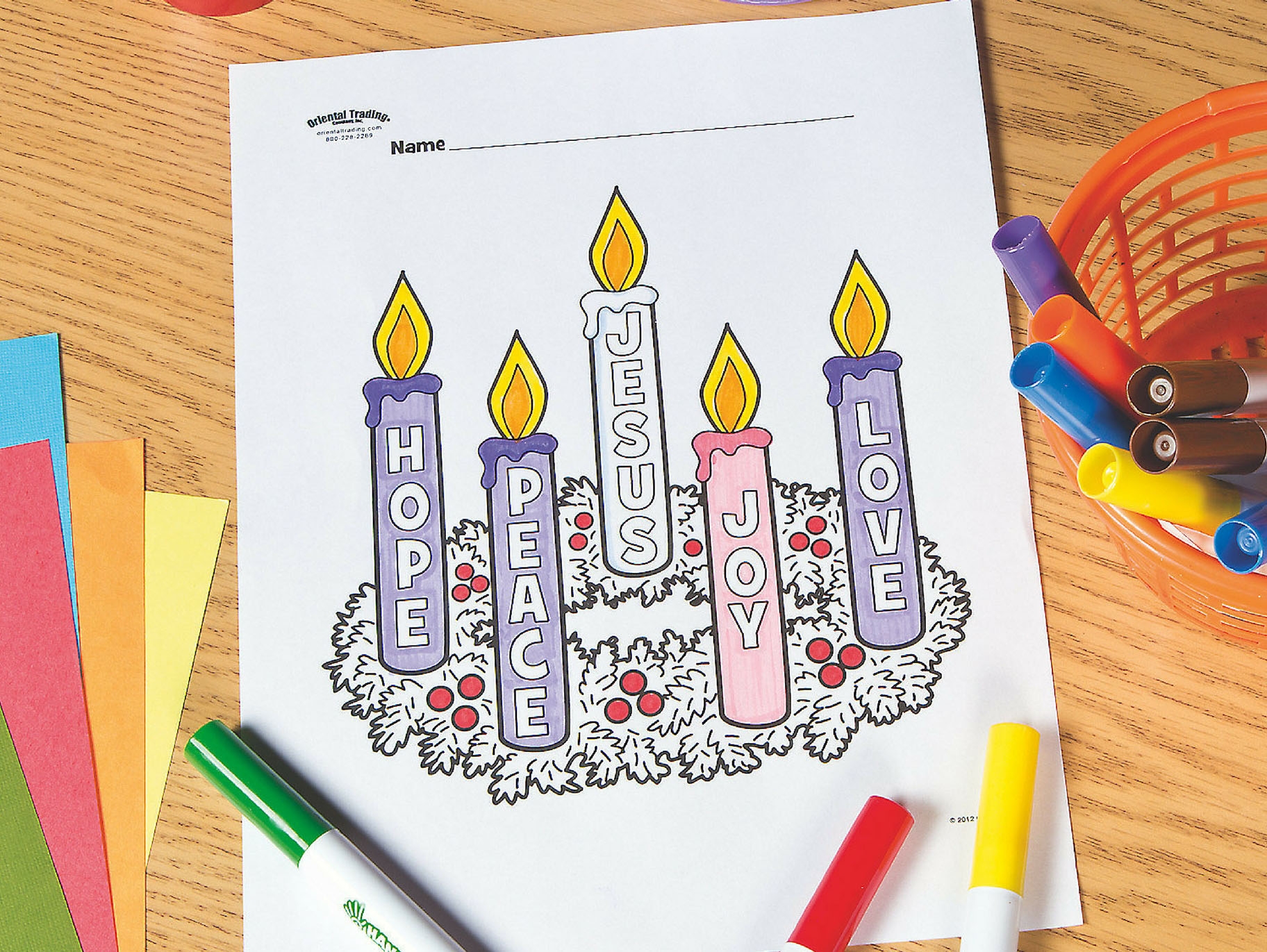 Advent Wreath Free Printable Coloring Page Fun365 Advent Wreath Free Printable Coloring Page Fun365