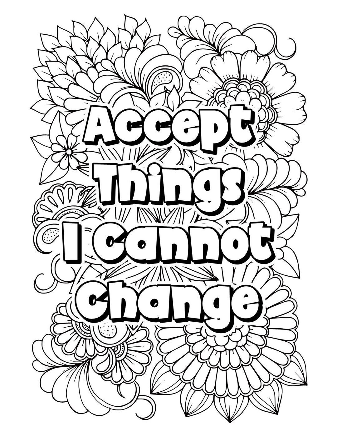 Al Anon Recovery Coloring Page For Retreats Meetings Or Serenty Etsy Al Anon Recovery Coloring Page For Retreats Meetings Or Serenty Etsy