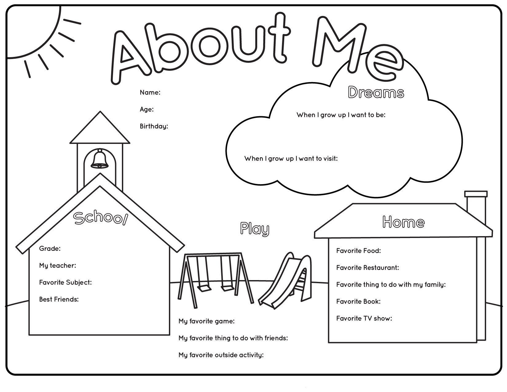 All About Me Coloring Pages To Download And Print For Free All About Me Coloring Pages To Download And Print For Free