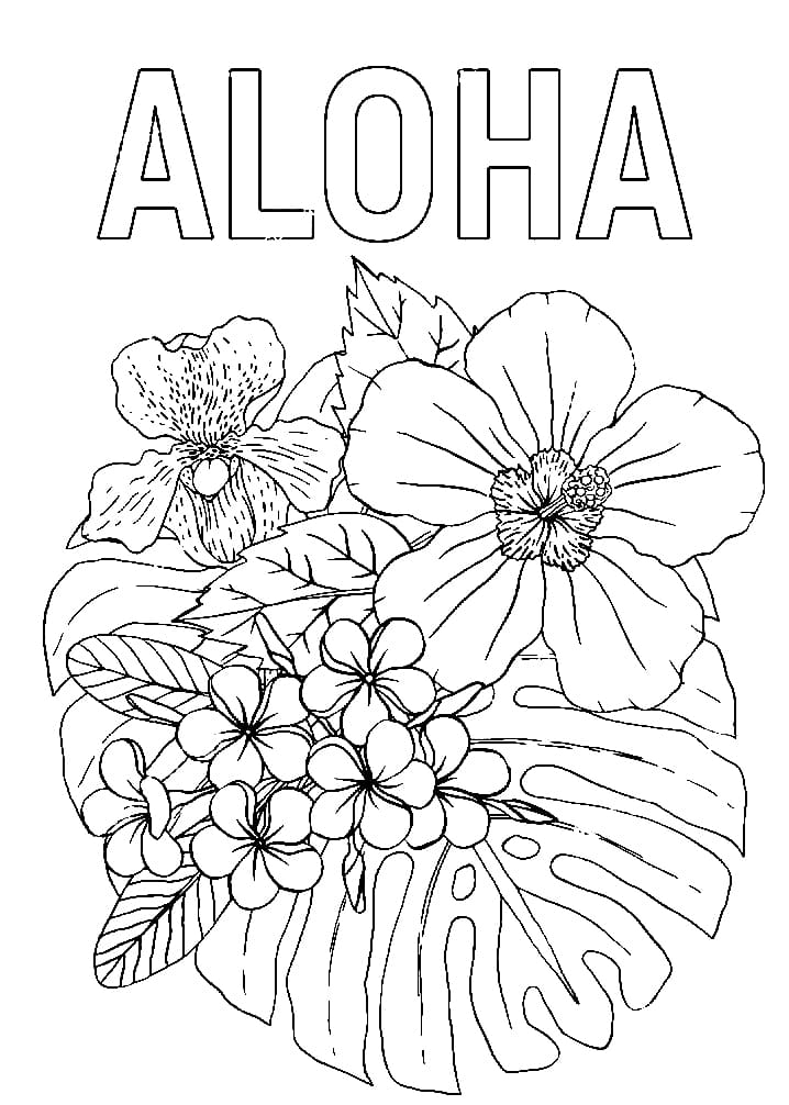Printable Hawaii Coloring Pages Printable Hawaii Coloring Pages