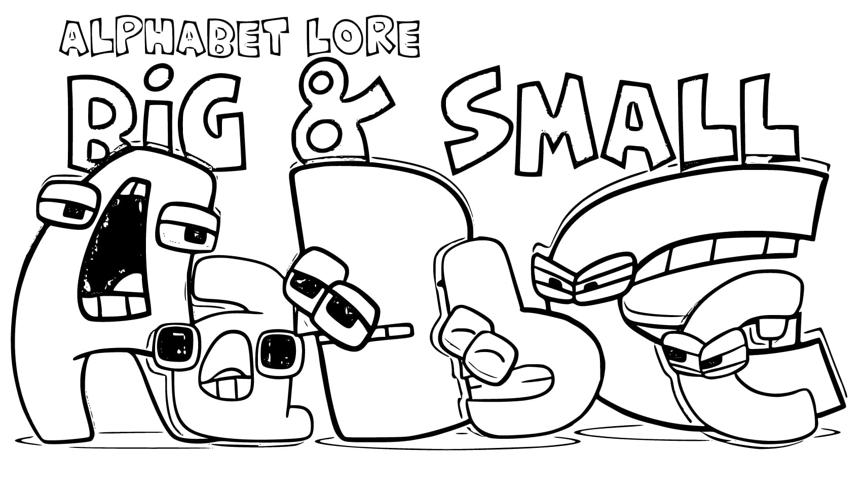 Alphabet Lore Coloring Page Coloring Home Alphabet Lore Coloring Page Coloring Home