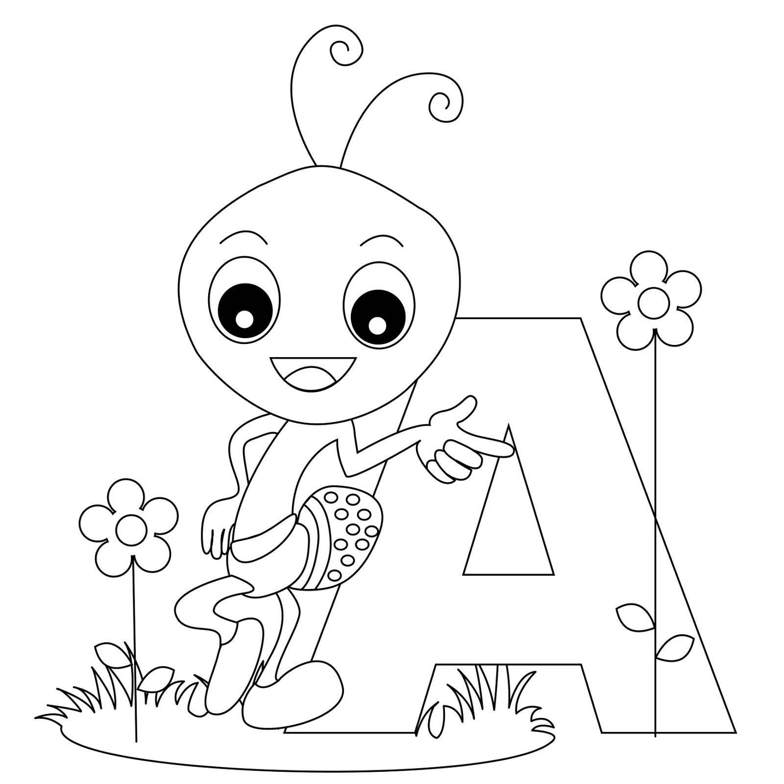 Printable Coloring Pages Letters Printable Coloring Pages Letters
