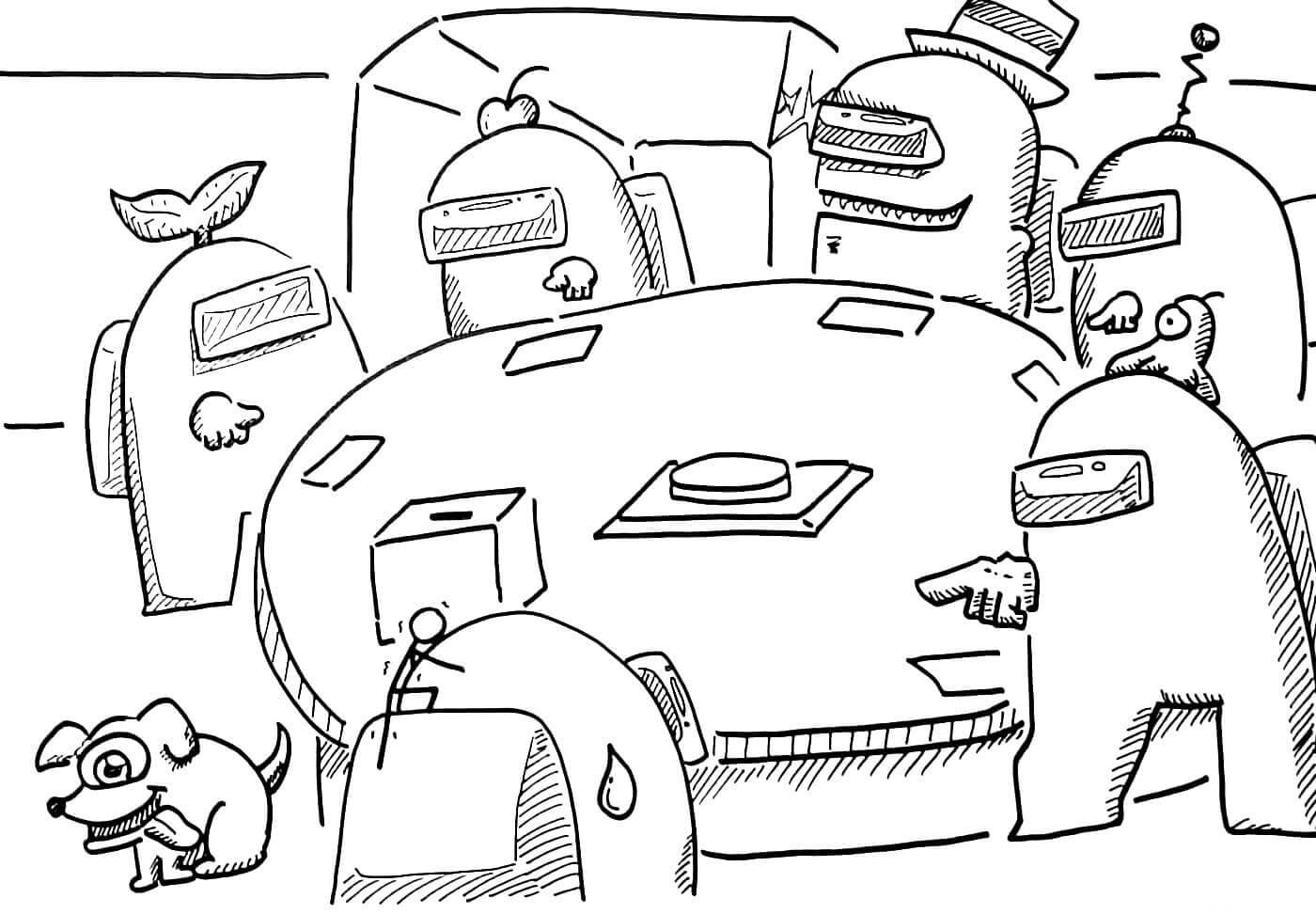 Among Us 18 Coloring Page Free Printable Coloring Pages For Kids