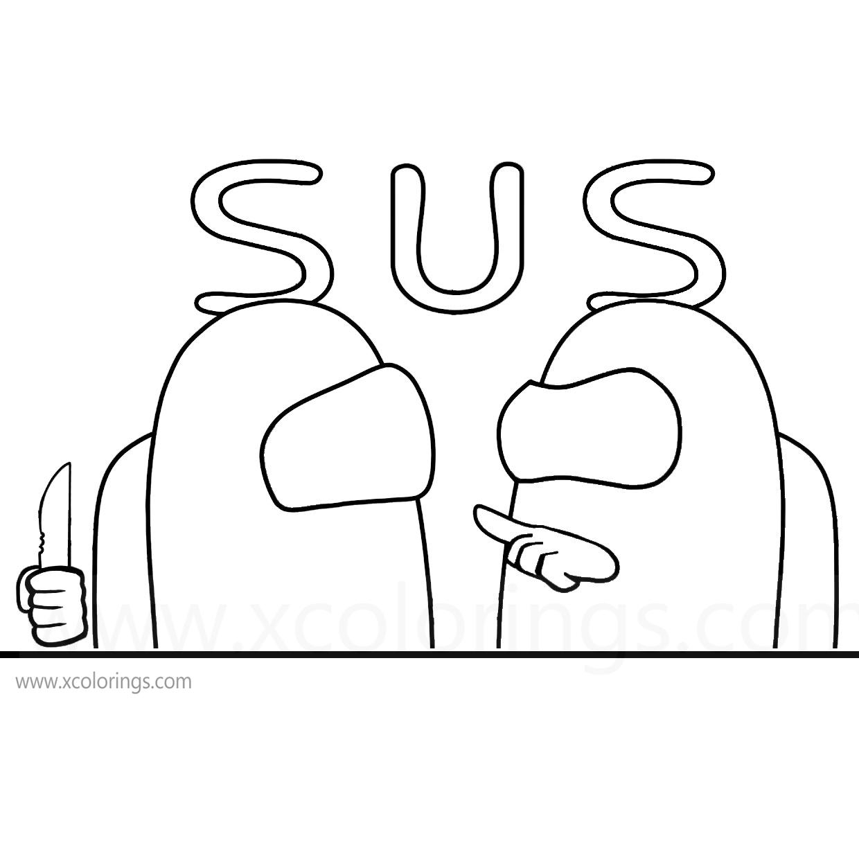 Among Us Printable Coloring Pages Among Us Printable Coloring Pages