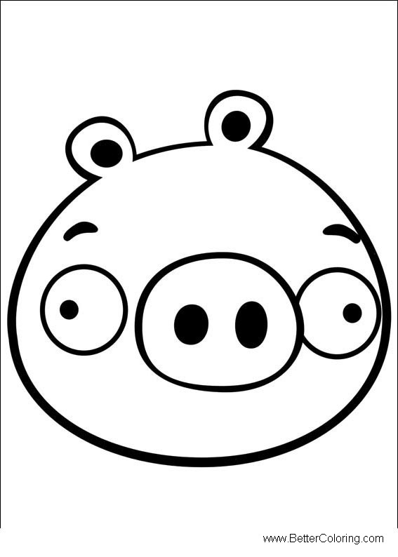 Angry Birds Printable Coloring Pages