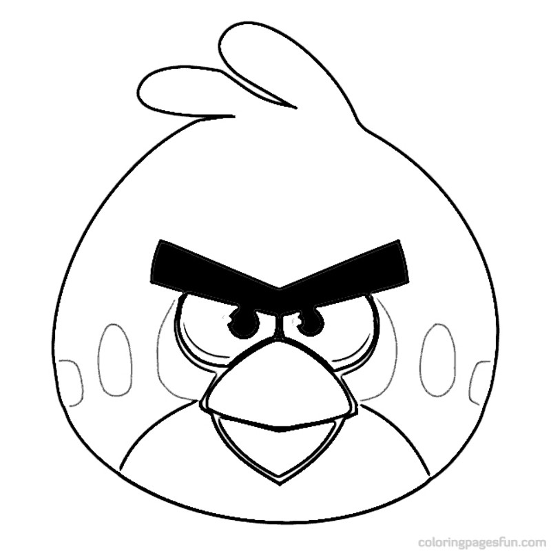 Angry Birds Printable Coloring Pages