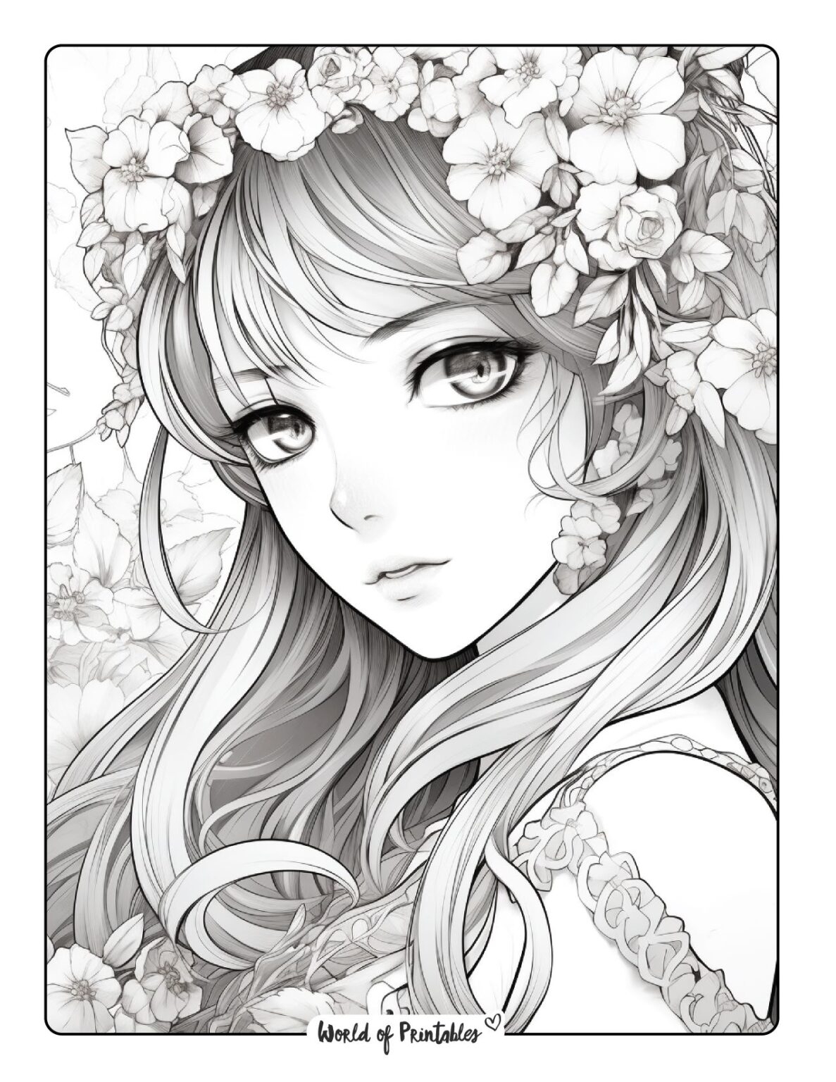 Anime Coloring Pages For Kids Adults World Of Printables Anime Coloring Pages For Kids Adults World Of Printables
