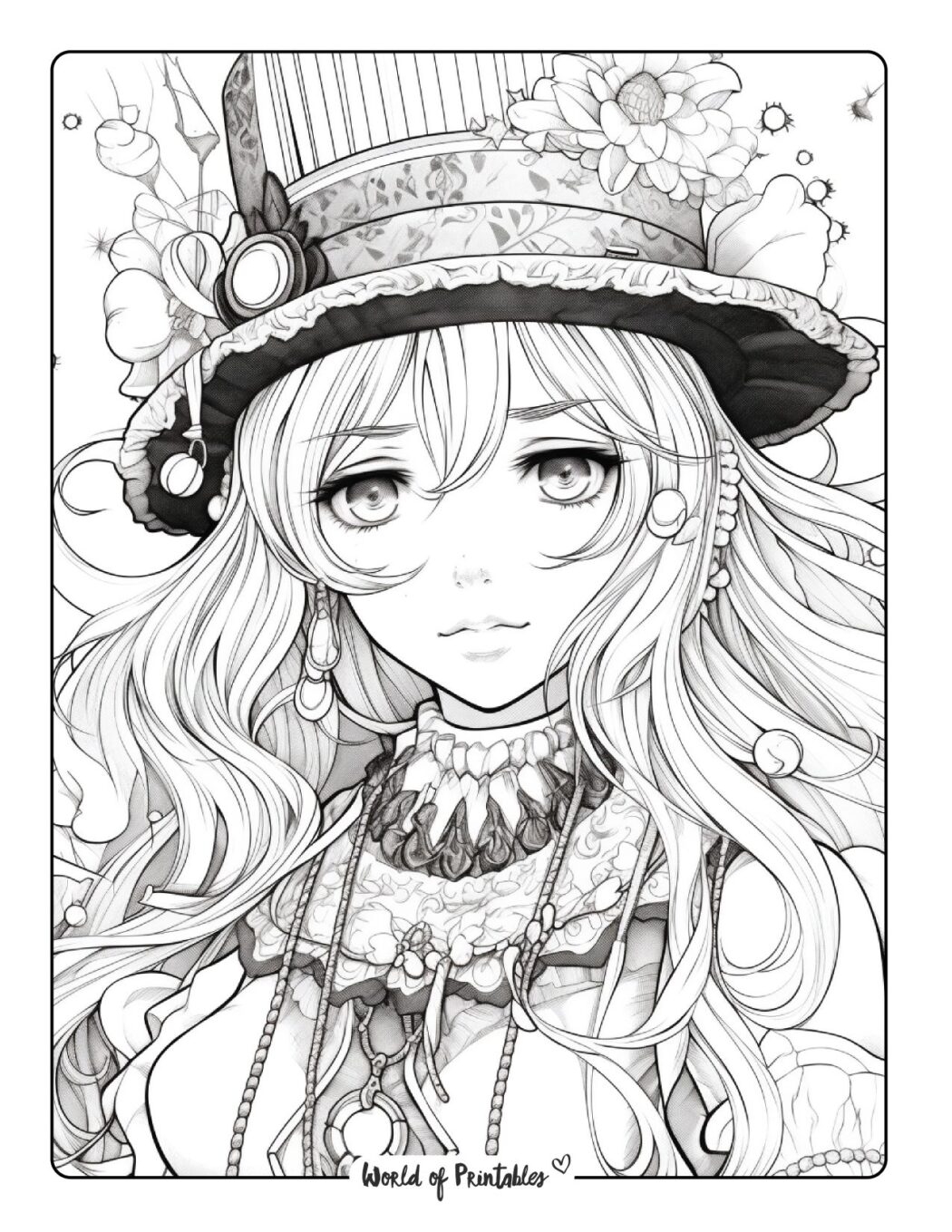 Anime Coloring Pages For Kids Adults World Of Printables Anime Coloring Pages For Kids Adults World Of Printables