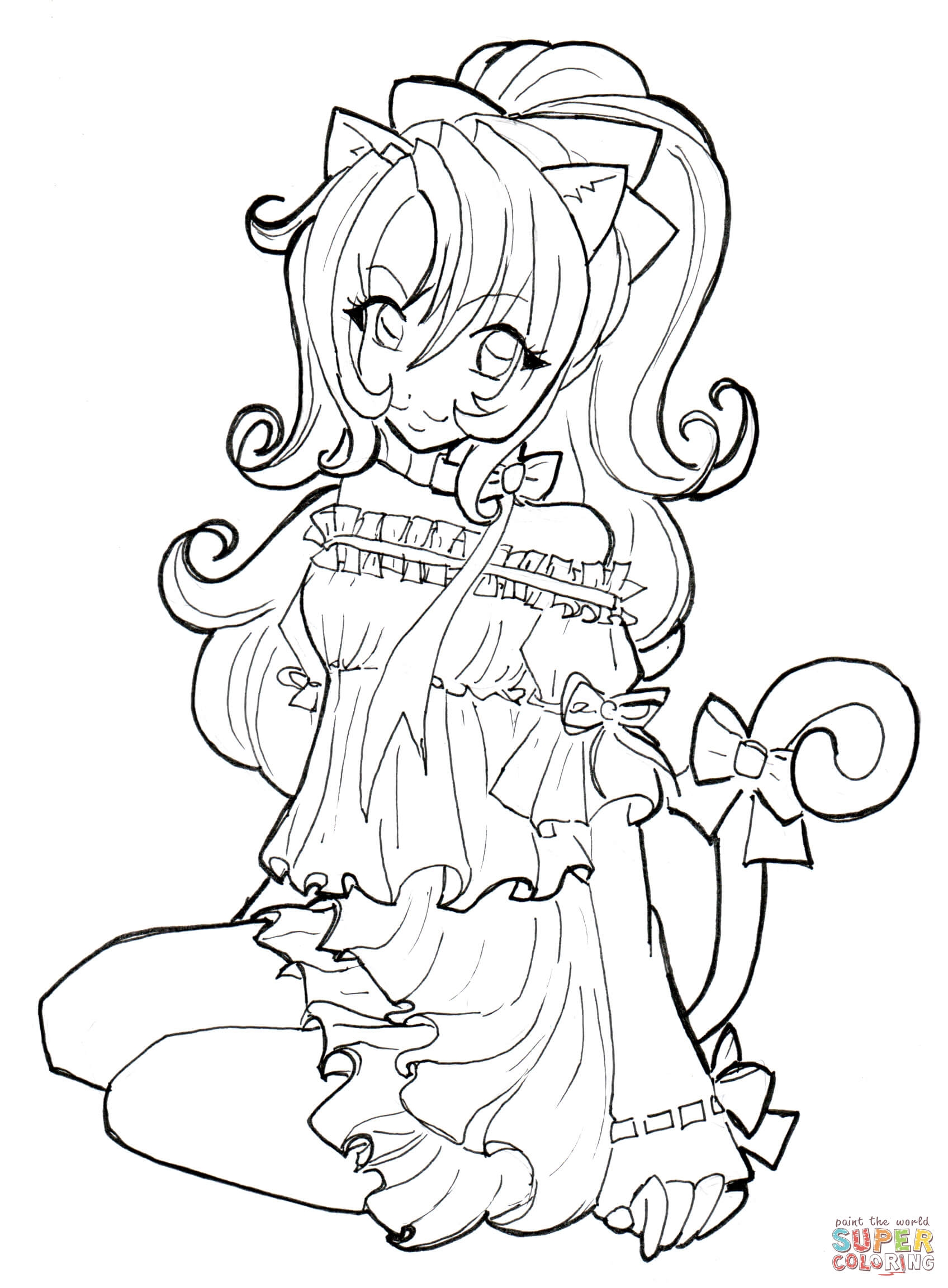 Anime Coloring Pages Free Printable Printable World Holiday Anime Coloring Pages Free Printable Printable World Holiday