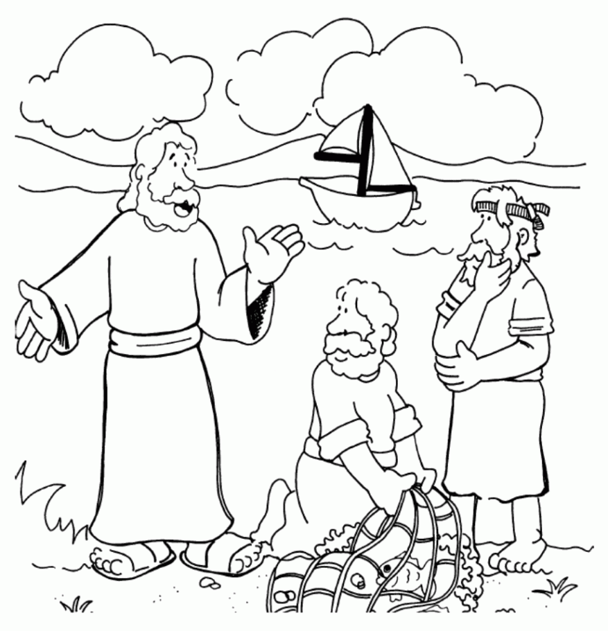 Apostles Coloring Pages Coloring Home