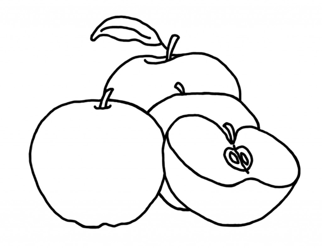 Apple Coloring Pages Printable
