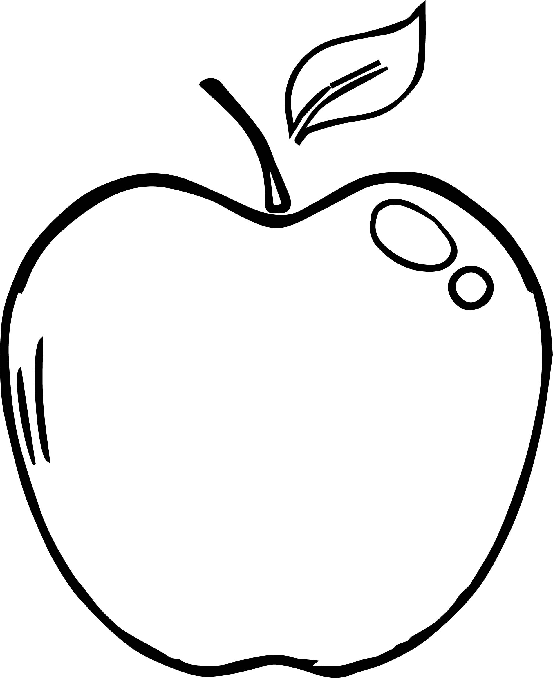 Apple Coloring Pages Printable Coloring Pages