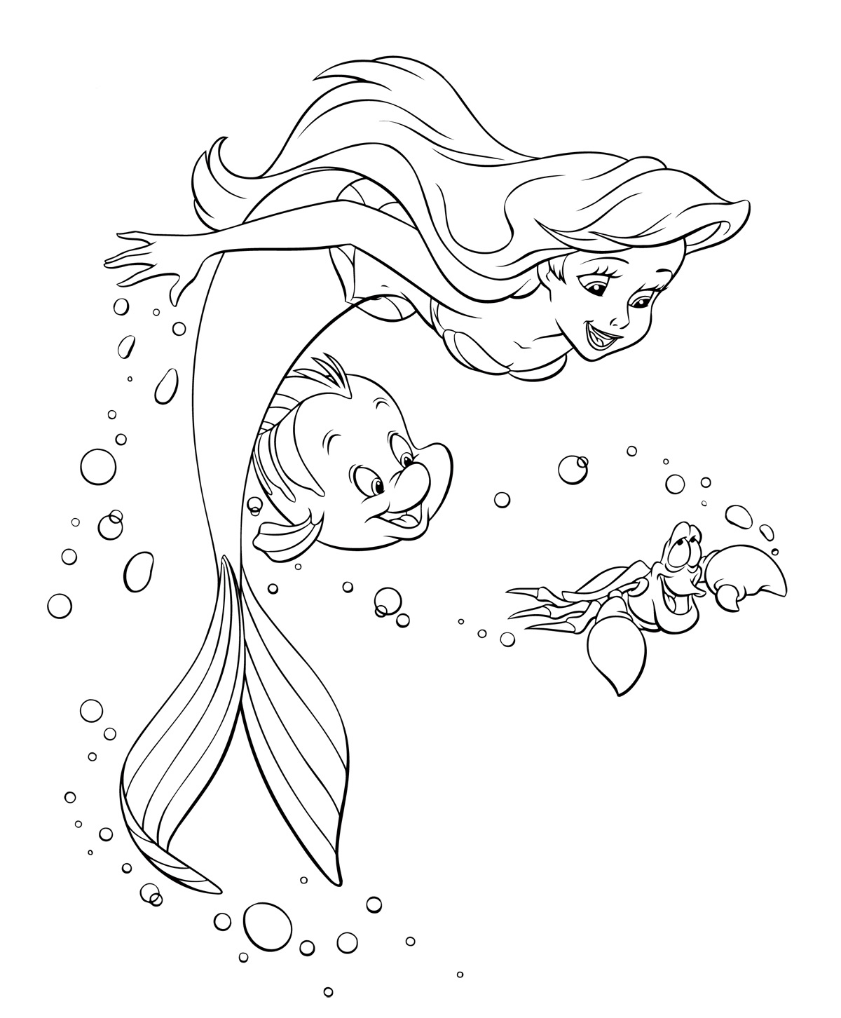 Ariel Printable Coloring Pages Ariel Printable Coloring Pages
