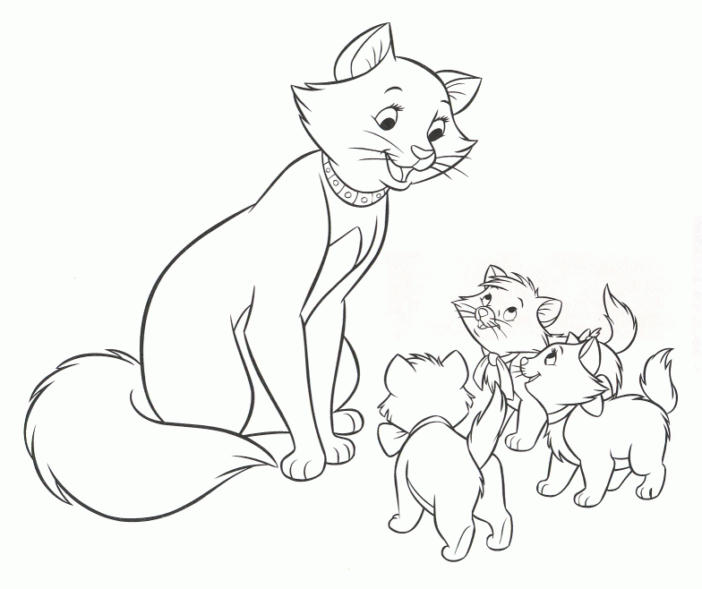 Aristocats Coloring Pages Printable