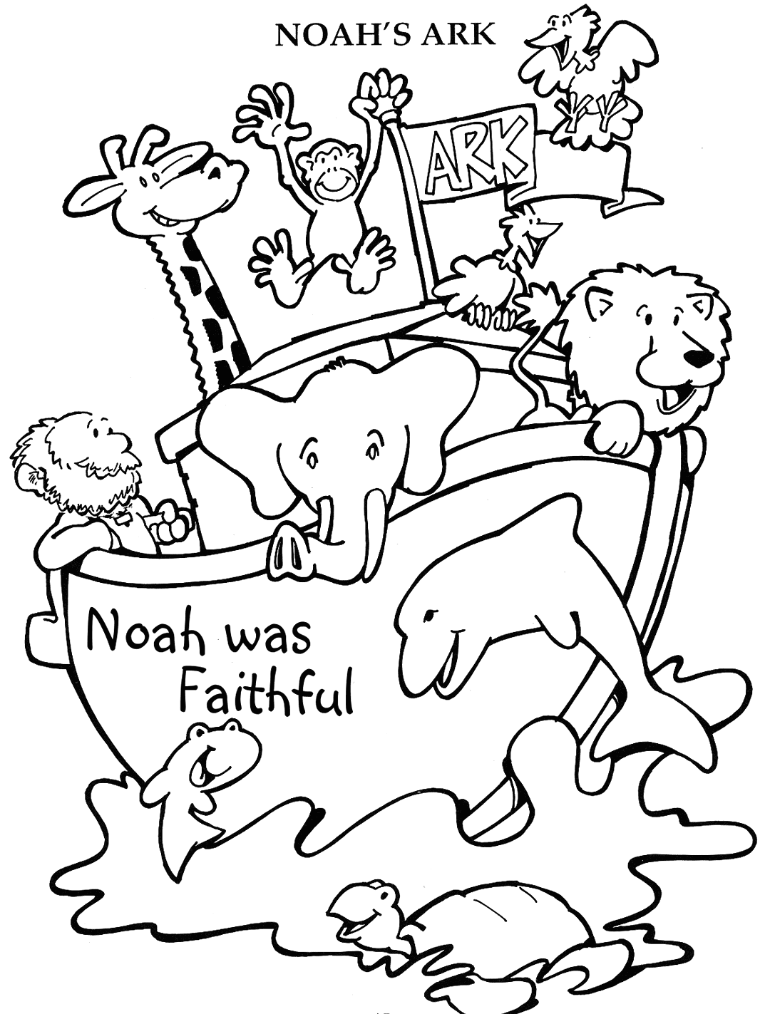 Ark Coloring Noah Kids Noahs Picture Pages Print Family Colouring Ark Coloring Noah Kids Noahs Picture Pages Print Family Colouring