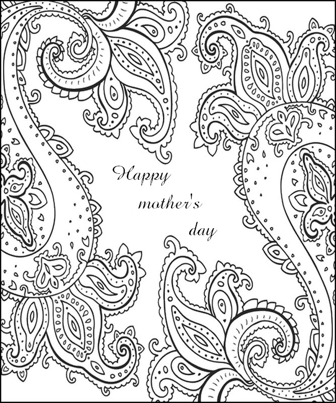 Art Therapy Coloring Page Mother S Day Happy Mother S Day Card 4 Art Therapy Coloring Page Mother S Day Happy Mother S Day Card 4