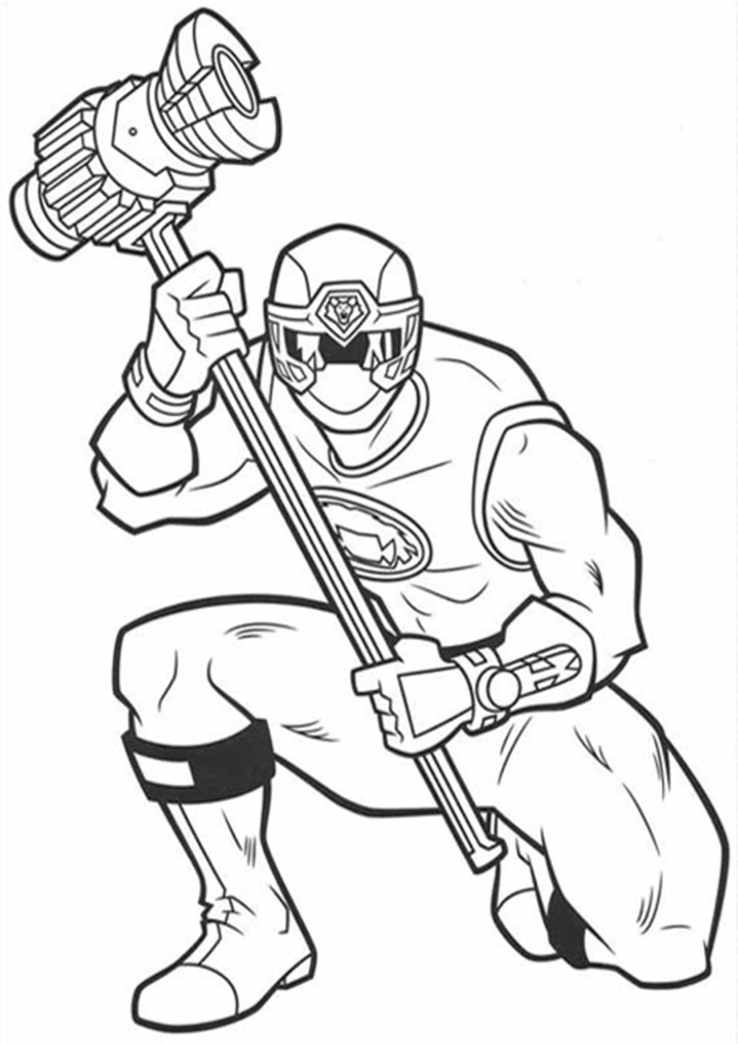 Ausmalbilder Power Ranger Blackdoor Web