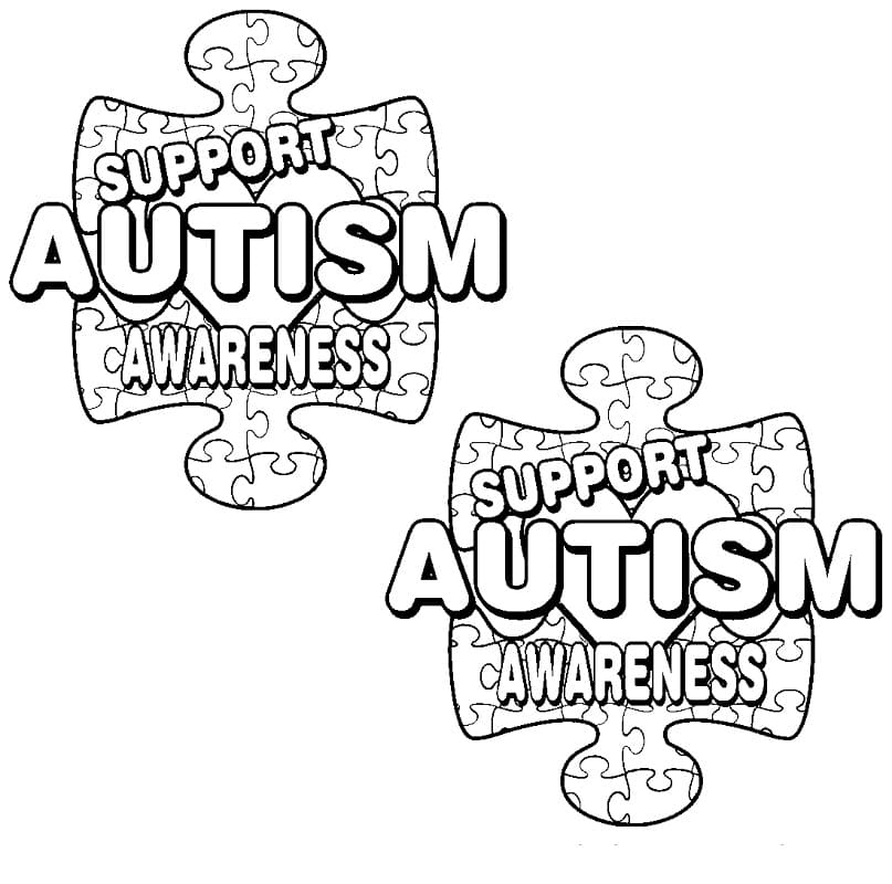 Autism Acceptance Free Printable Autism Awareness Coloring Pages