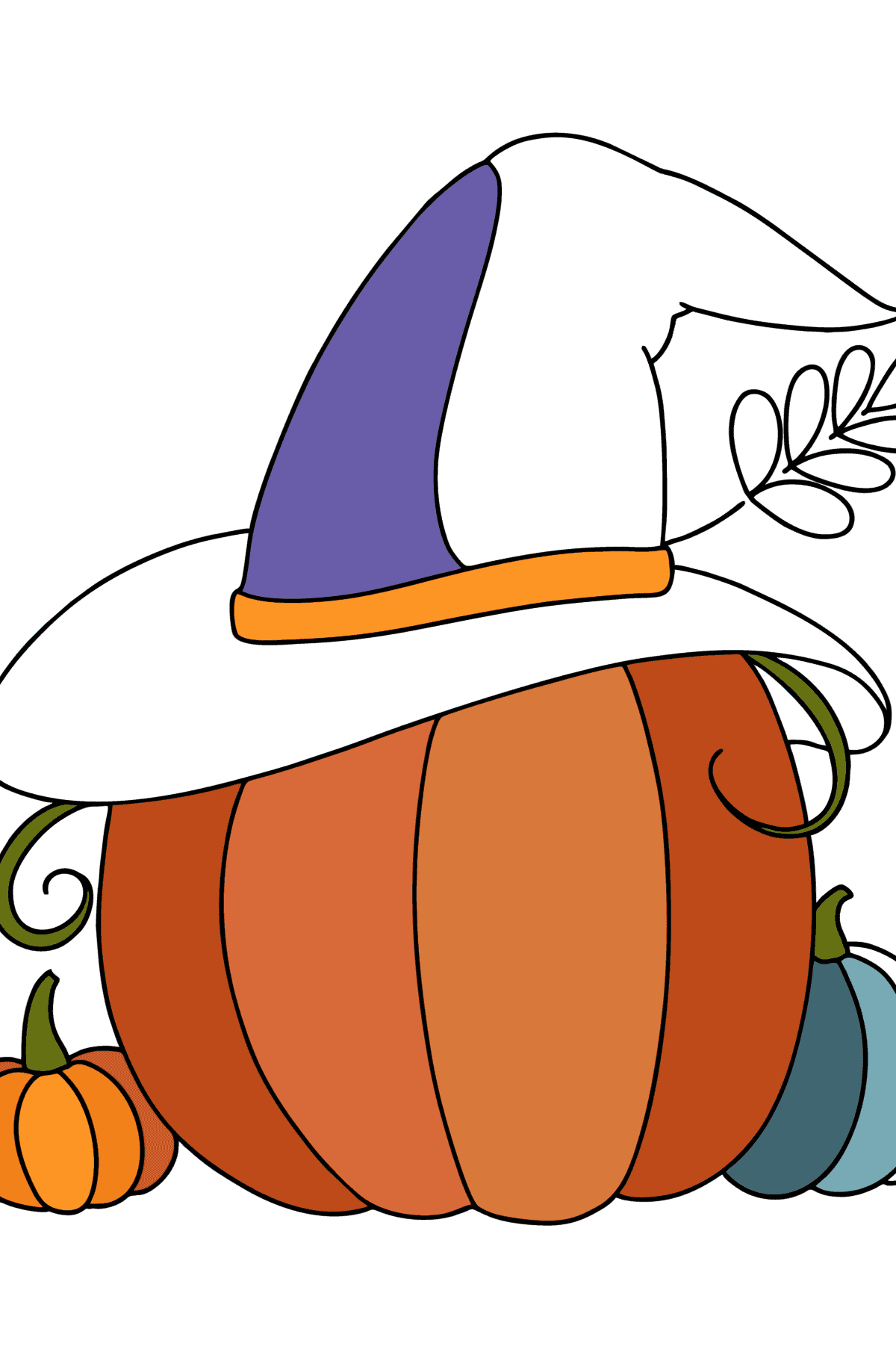 Autumn Bouquet Halloween Coloring Pages For Adults Autumn Bouquet Halloween Coloring Pages For Adults