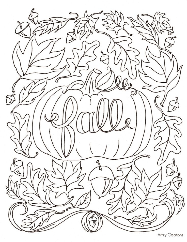Free Printable Coloring Pages Fall Leaves Free Printable Coloring Pages Fall Leaves
