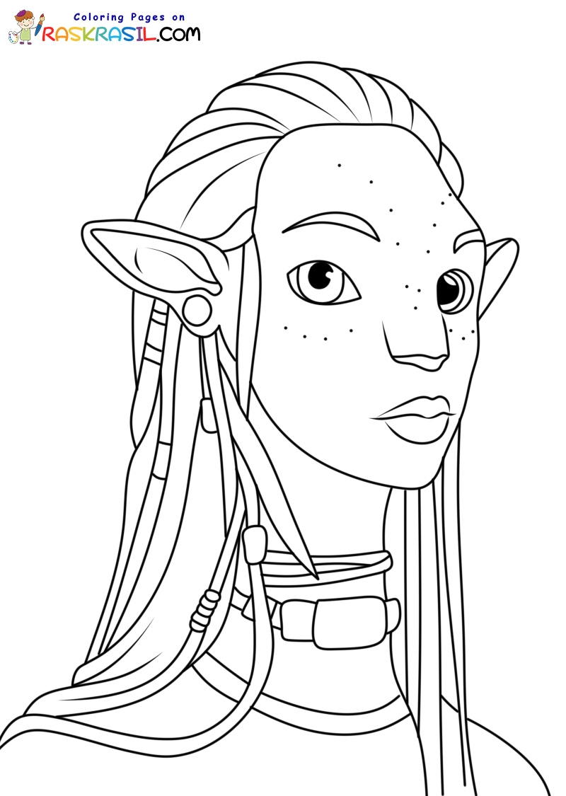 Avatar Desenho Para Colorir REVOEDUCA Avatar Desenho Para Colorir REVOEDUCA